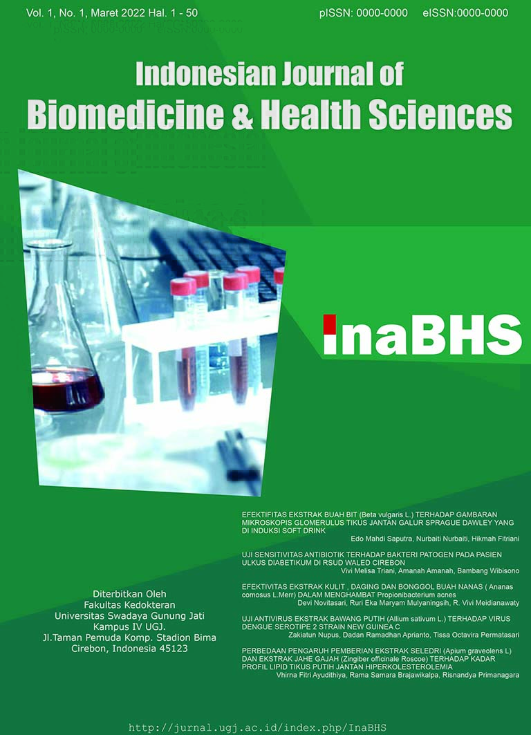 InaBHS | Indonesian Journal of Biomedical & Health Sciences